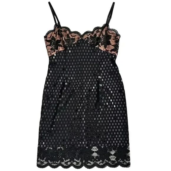 Adrianna Papell Vintage Evening Mini Dress - Picture 1 of 13